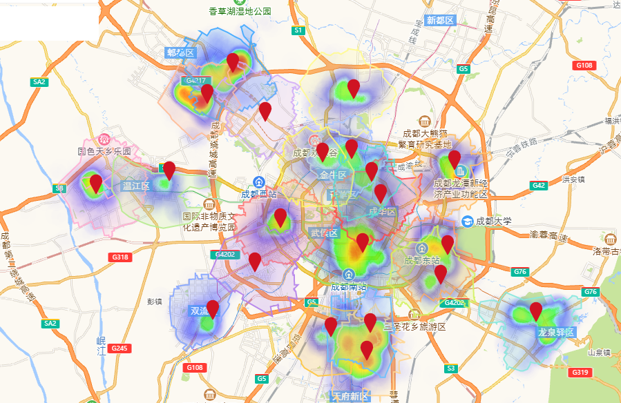 冒菜西施加盟店劃分范圍圖